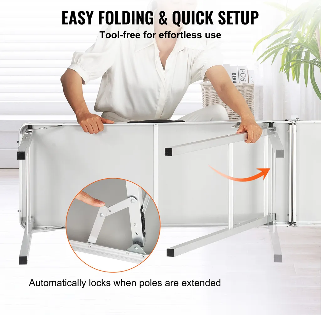 Comptoir Portable Pliable : Solution de Réception Rapide et Légère - 4