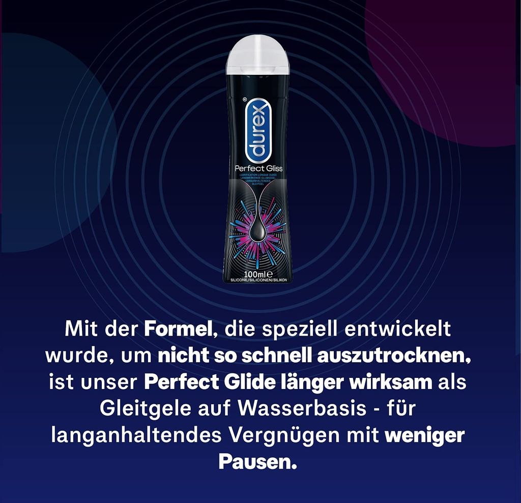 Durex Perfect Glide Gleitgel - Silikonbasiertes  100 ml
