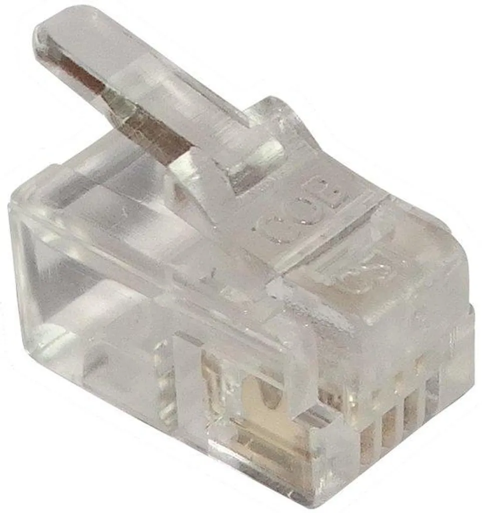 Adaptateur RJ10 4P4C pour réparation de câble téléphonique et combiné
