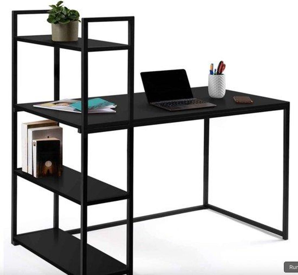 Industriële boekenkast in schwarz – hochwertige Qualität – nachhaltiges Material – modernes Design – für tägliches Gebrauch – stilvol...