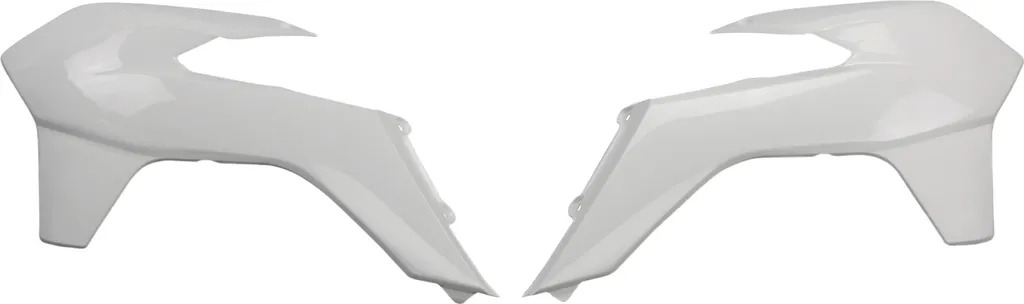 Ouïes de radiateur KTM EXC SX-F 2013-2016 UFO PLAST en 2 Parties Blanc