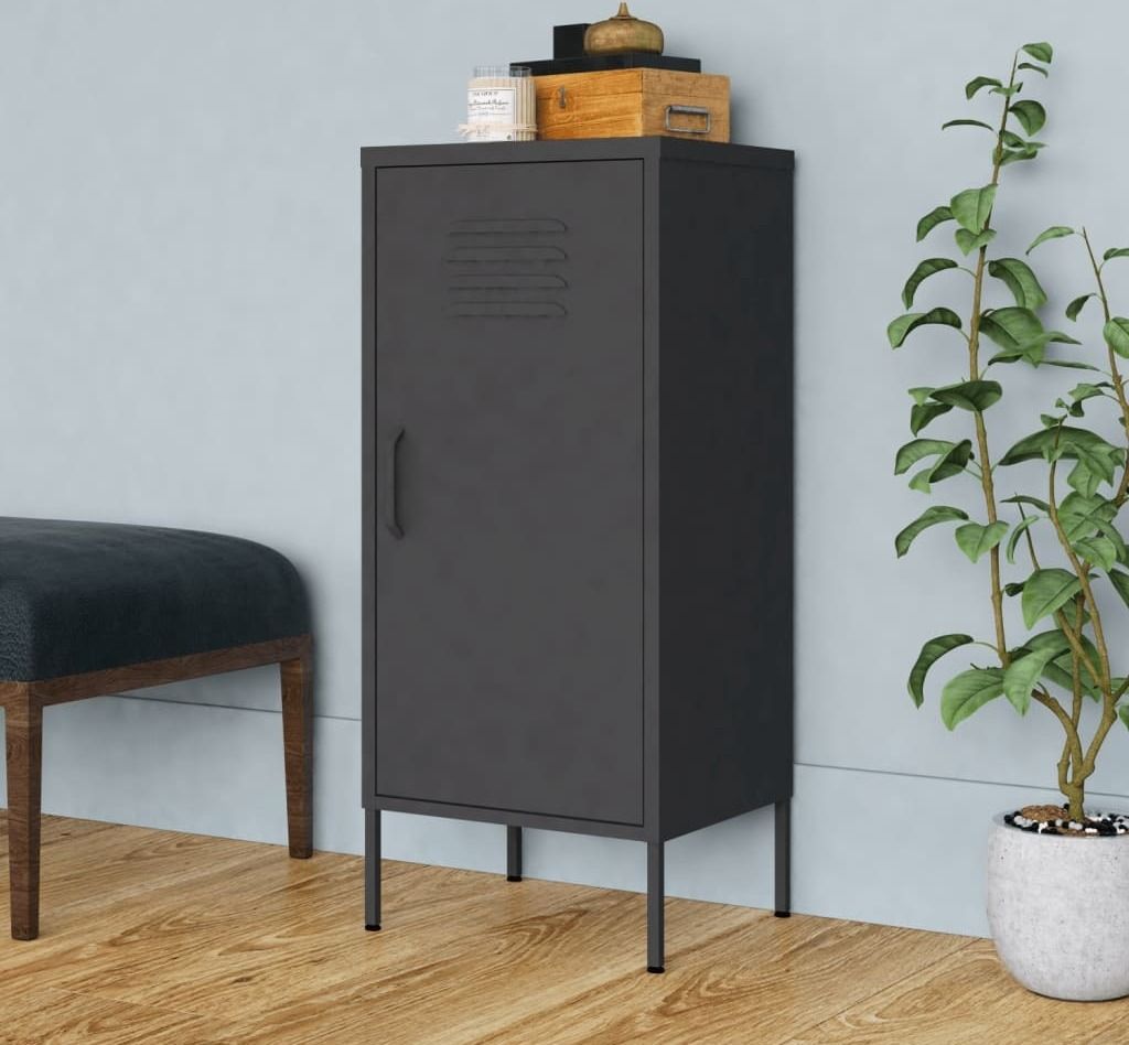 "Spring Sale"Lagerschrank Anthrazit 42,5x35x101,5cm Stahl DE876898 - Kommoden
