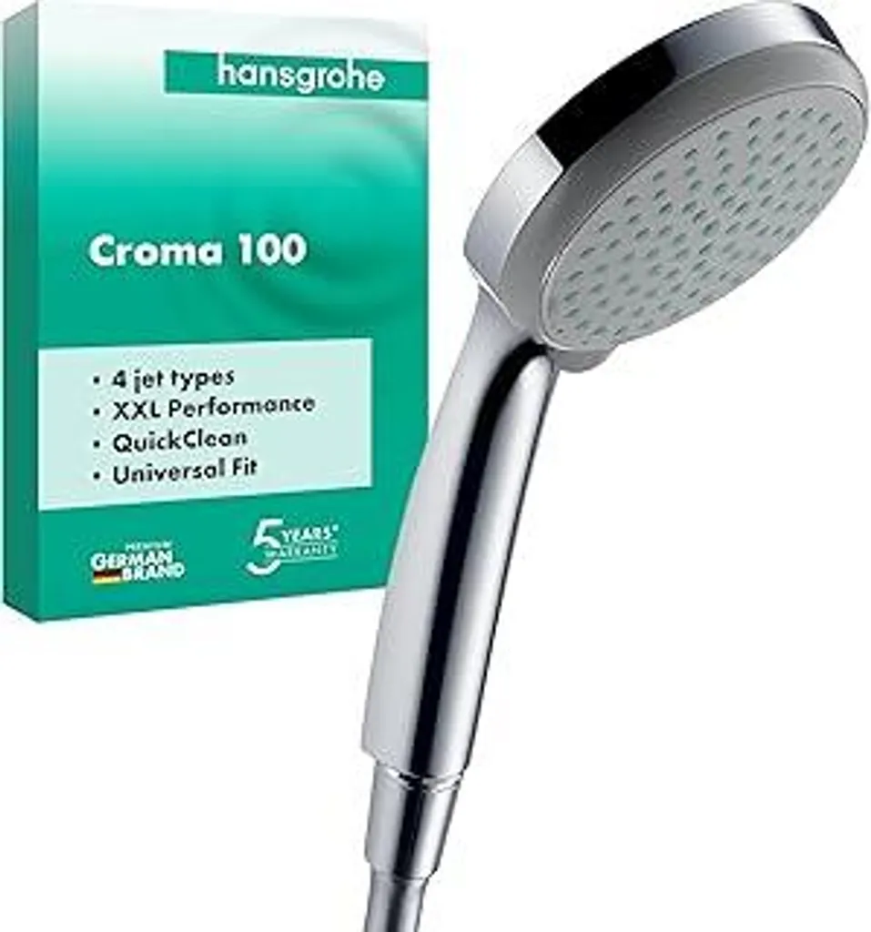 Hansgrohe 28535000 Croma 100 Vario | Doccetta Professionale 4 Getti