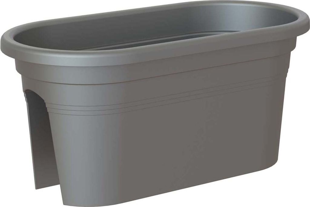 artevasi© VENEZIA Jardiniere Geländerkasten Anthrazit 60 cm Produktbild 
