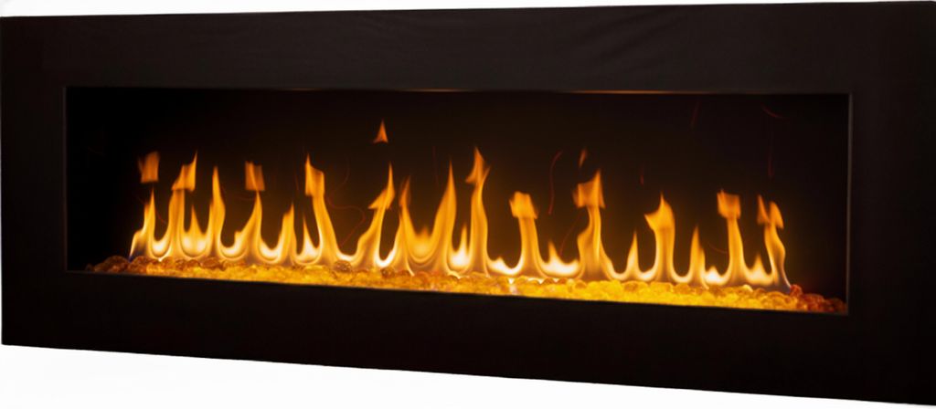 CHEMIN'ARTE - Elektrischer Wandkamin Volcano 5XL 180 cm LED-Flammeneffekt, programmierbare Heizung, Fernbedienung