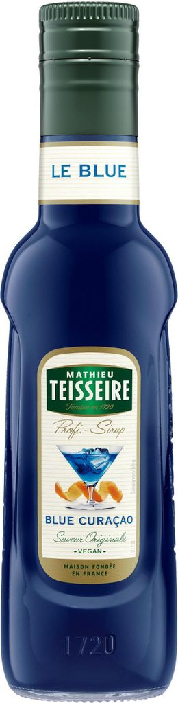 Mathieu Teisseire Getränke-Sirup Blue Curacao 0,25L (1er Pack)