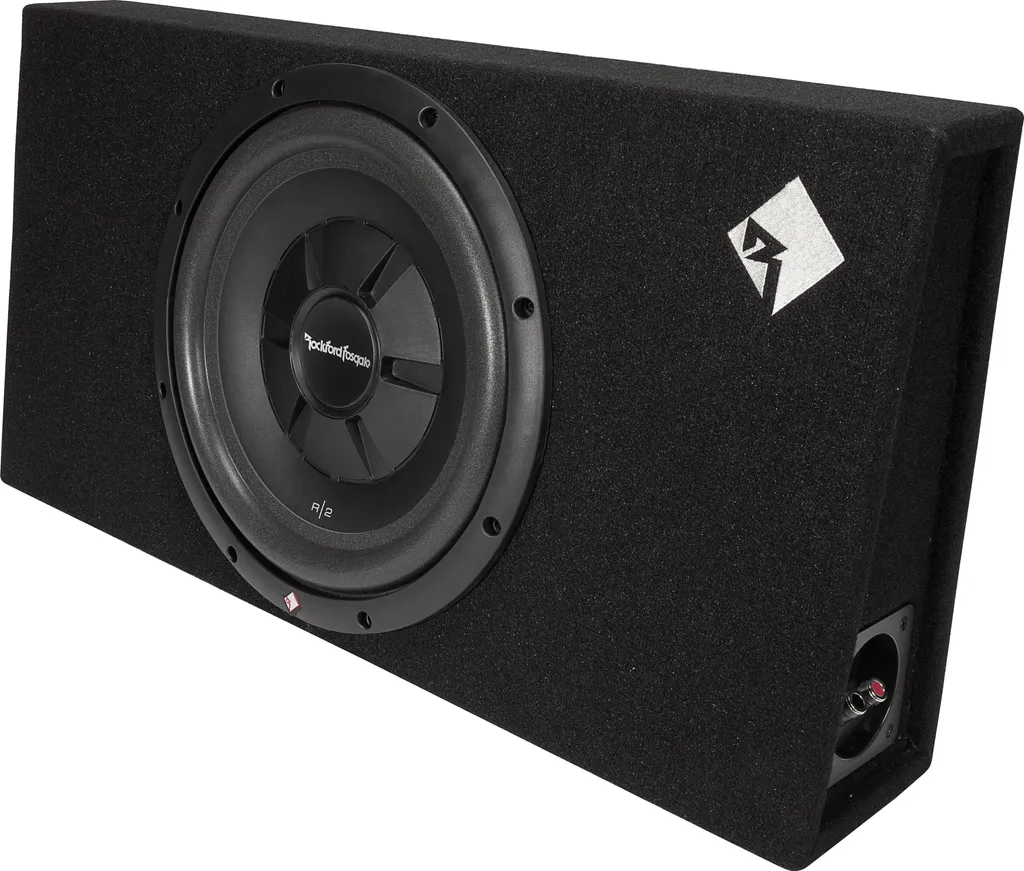 Subwoofer Rockford Fosgate R2S-1X12 : Des Basses Puissantes en Peu d'Espace