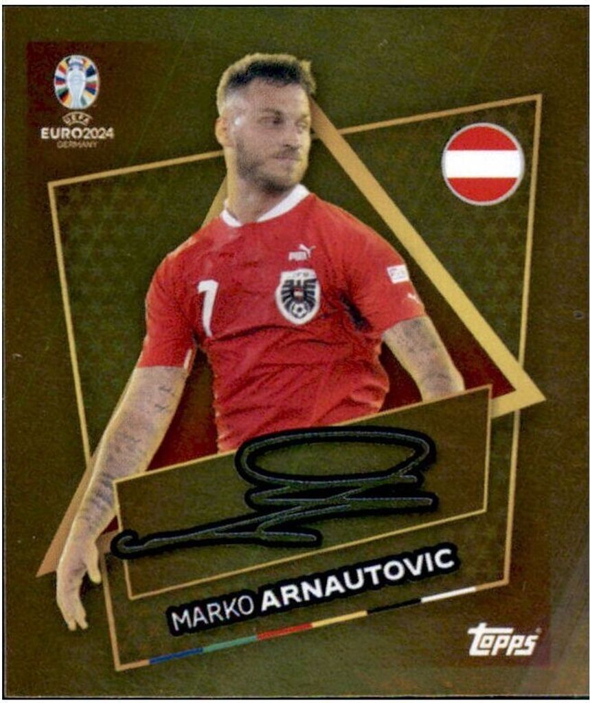 SP - Marko Arnautovic - Star Player - Gold Signiture - 2024 Produktbild 