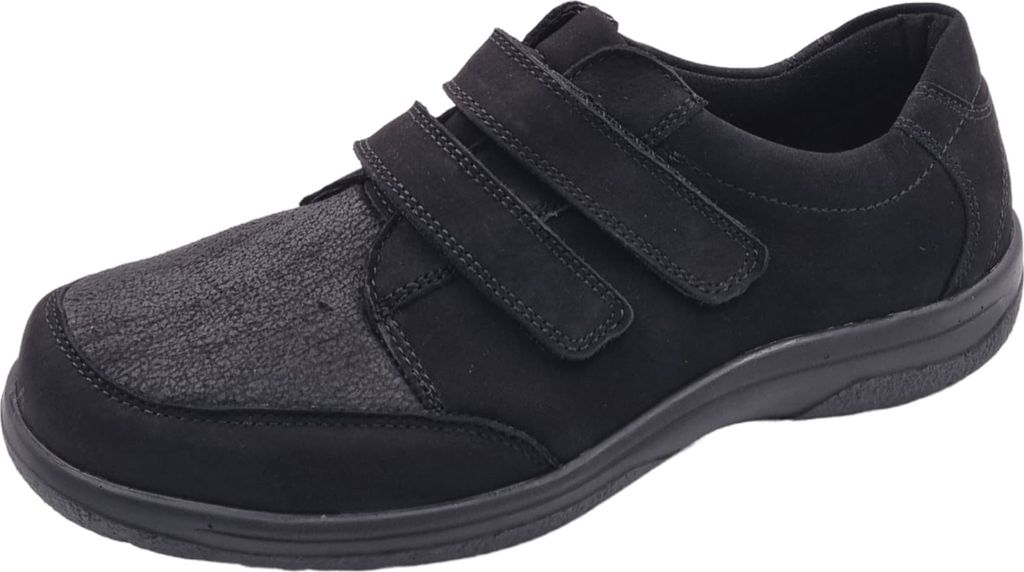 Waldläufer Ken Klettschuh Schwarz in Gr. 46
