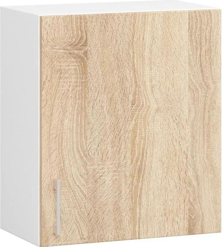 Armadio da Parete Bianco e Rovere Sonoma 50 cm LIMA W50/580 Immagine del prodotto 