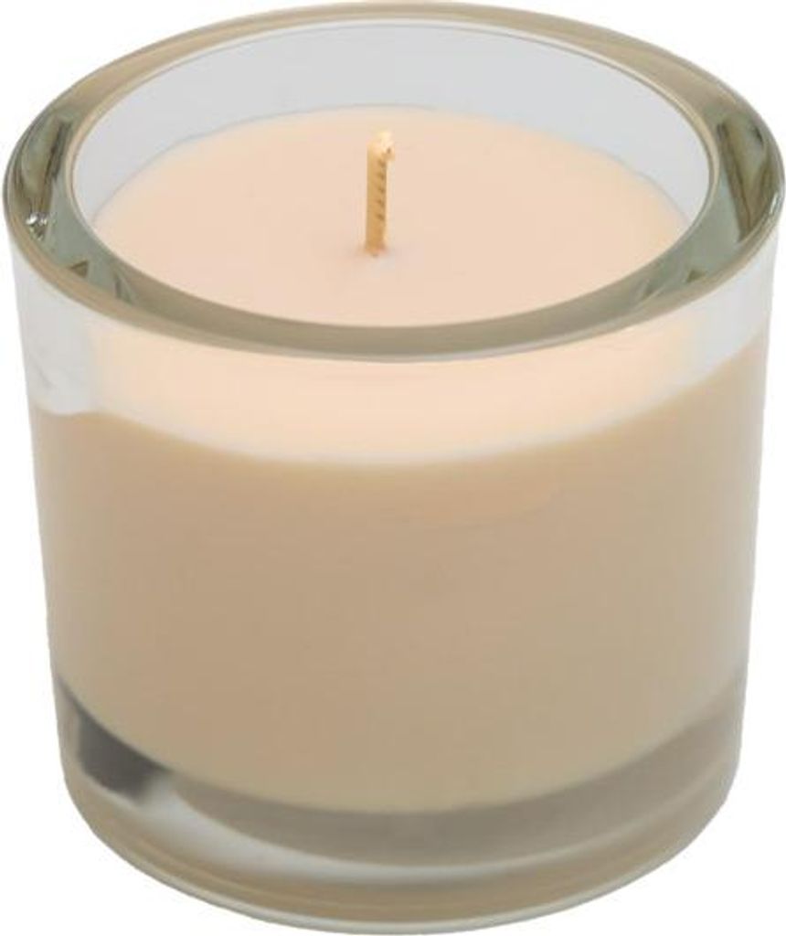 Kerze im Glas MINNESOTA CHAMPAGNE 9 cm cremefarben Produktbild 