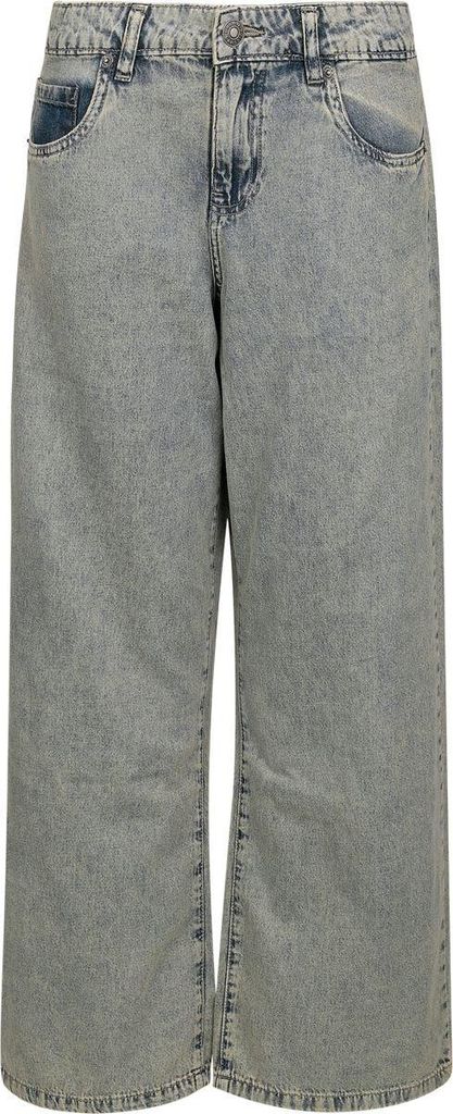 Urban Classics Jeans Damen Ladies Low Waist Baggy Fit Denim blaugrau 27