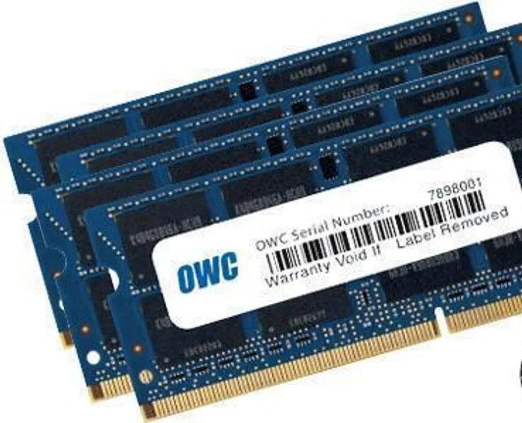 OWC OWC1867DDR3S32S Kit 32 Go (4x8 Go) DDR3 1866 MHz SO-DIMM Bleu