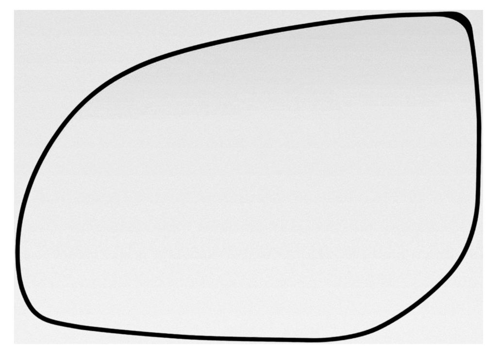 Ersatz Spiegelglas für Hyundai i20 2008-2014 Außenspiegel Fahrerseite beheizbar mit Trägerplatte (Links)
