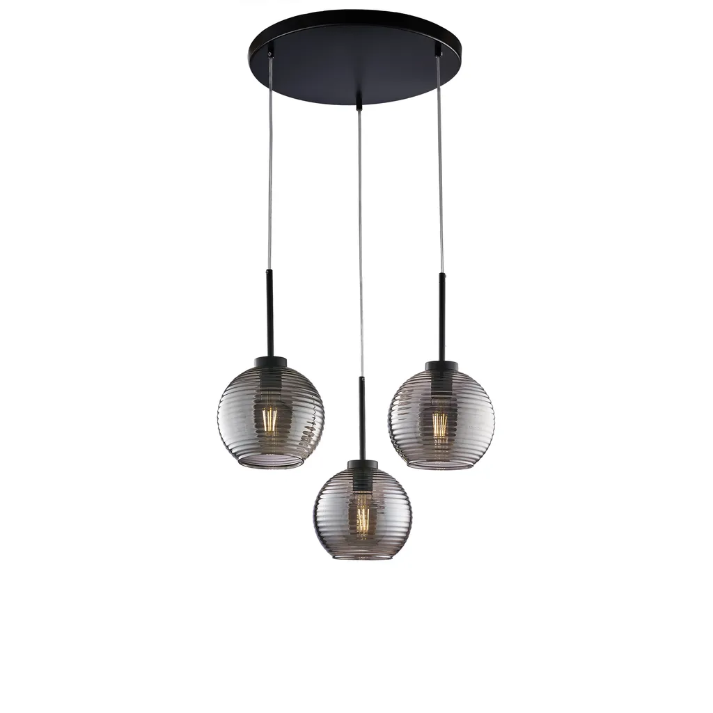 Suspension Ankara ajustable pour éclairer un grand salon moderne