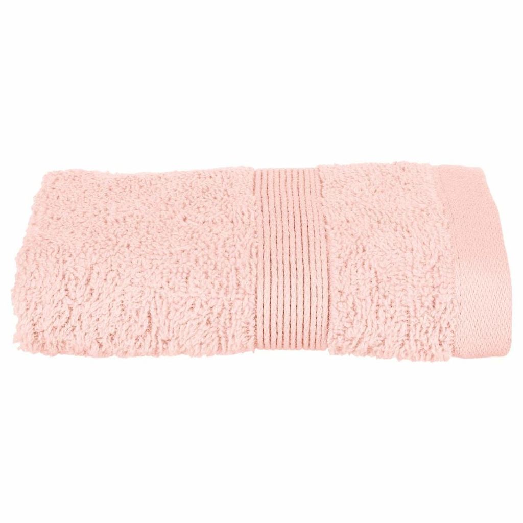 Gästehandtuch "essentiel" baumwolle rosa 30x50cm - Atmosphera créateur d'intérieur