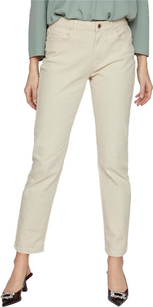 Vila Alice Jo Col Straight Fit Jeans Beige 40 / 32 Frau Beige 40