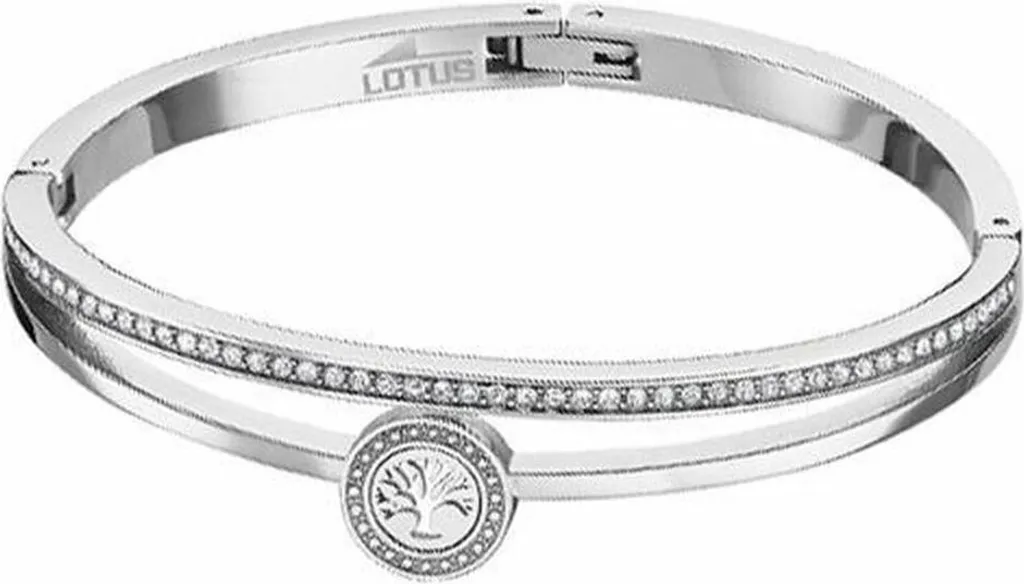 Bracelet Gourmette Femme Lotus Style LS2088-2/1 Arbre de Vie Argenté