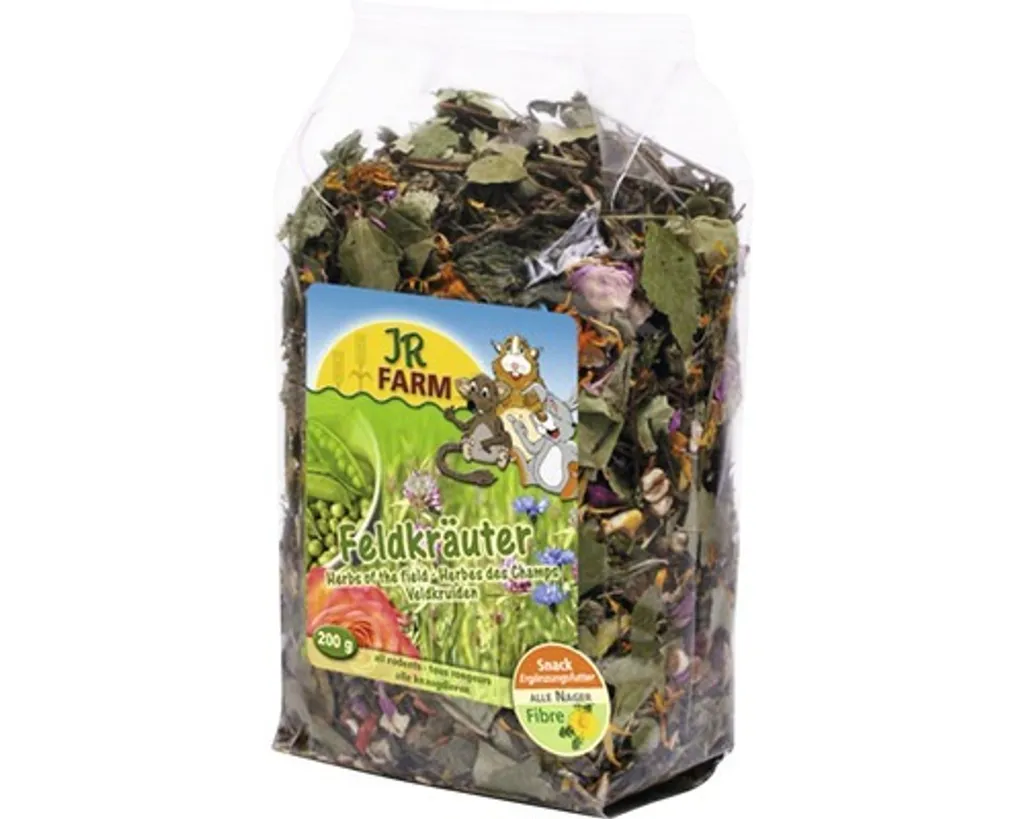 JR Farm Erbe di Campo 200gx6: Benessere Naturale per Piccoli Roditori