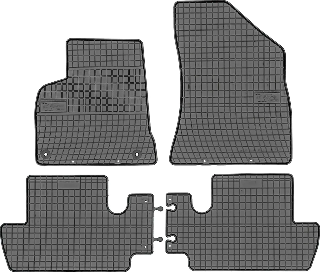 Tappetini Gomma Peugeot 3008 2009-2016 Frogum ET0638 Antiscivolo