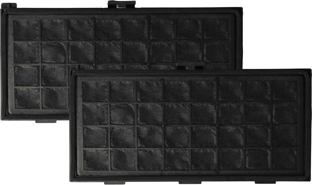 vhbw 3x Staubsaugerfilter kompatibel mit Miele S442I, S444I, S445I, S446I, S447I, S448I, S500, S456I, S438I Staubsauger - HEPA-Filter Schwarz Weiß