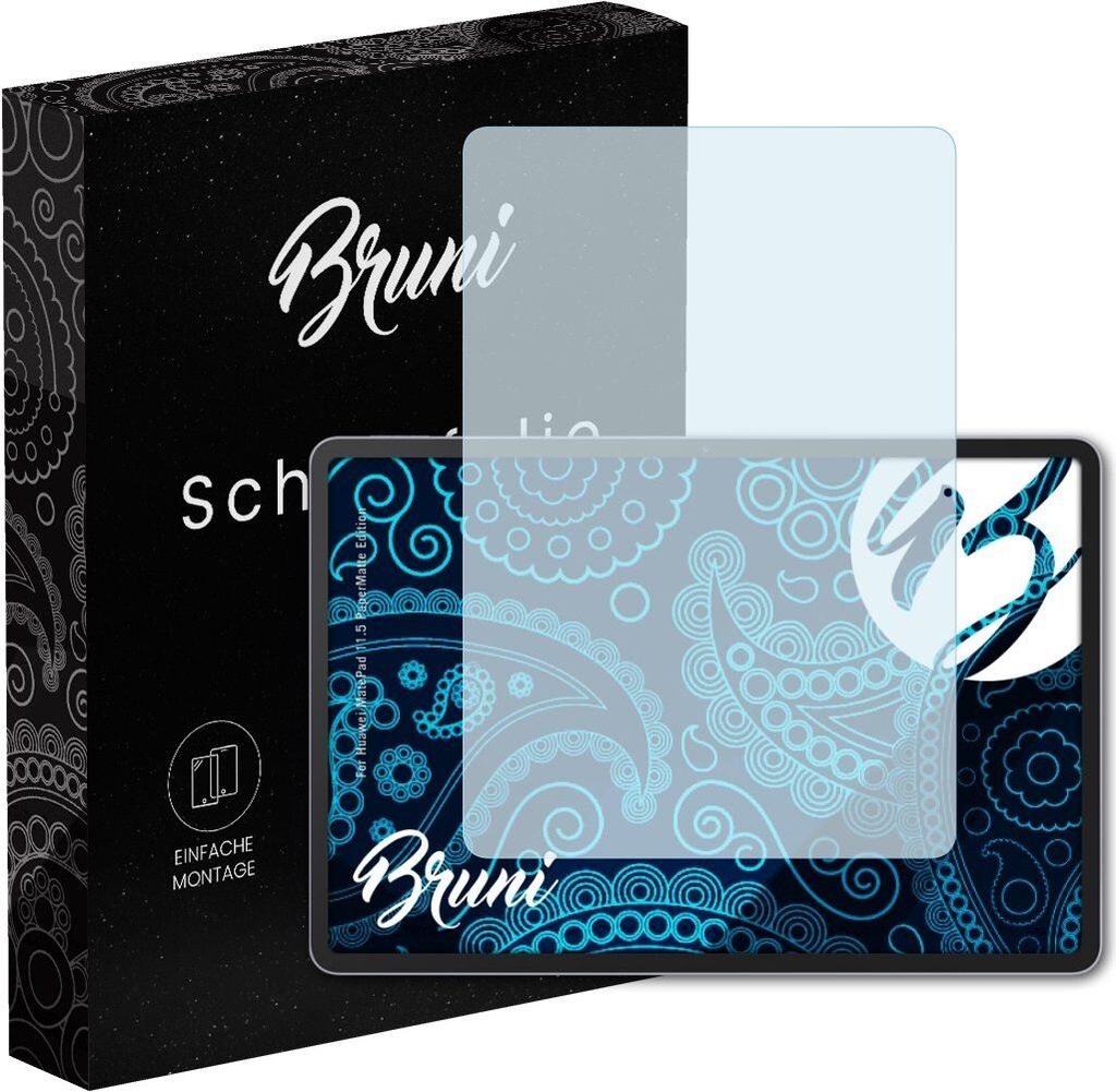 Bruni Basics-Clear 2x Schutzfolie kompatibel mit Huawei MatePad 11.5 PaperMatte Edition Folie