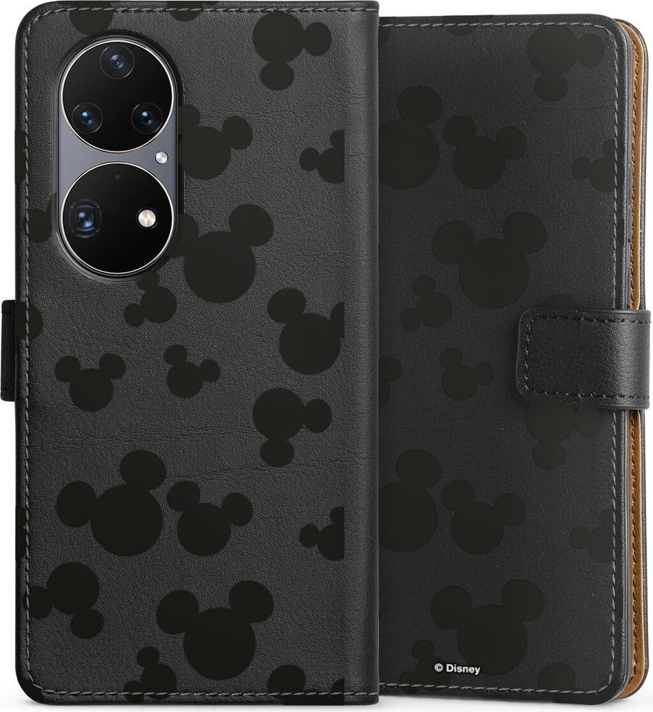 DeinDesign Klapphülle für Huawei P50 Pro Handytasche Lederhülle Tasche Disney Mickey Mouse Muster
