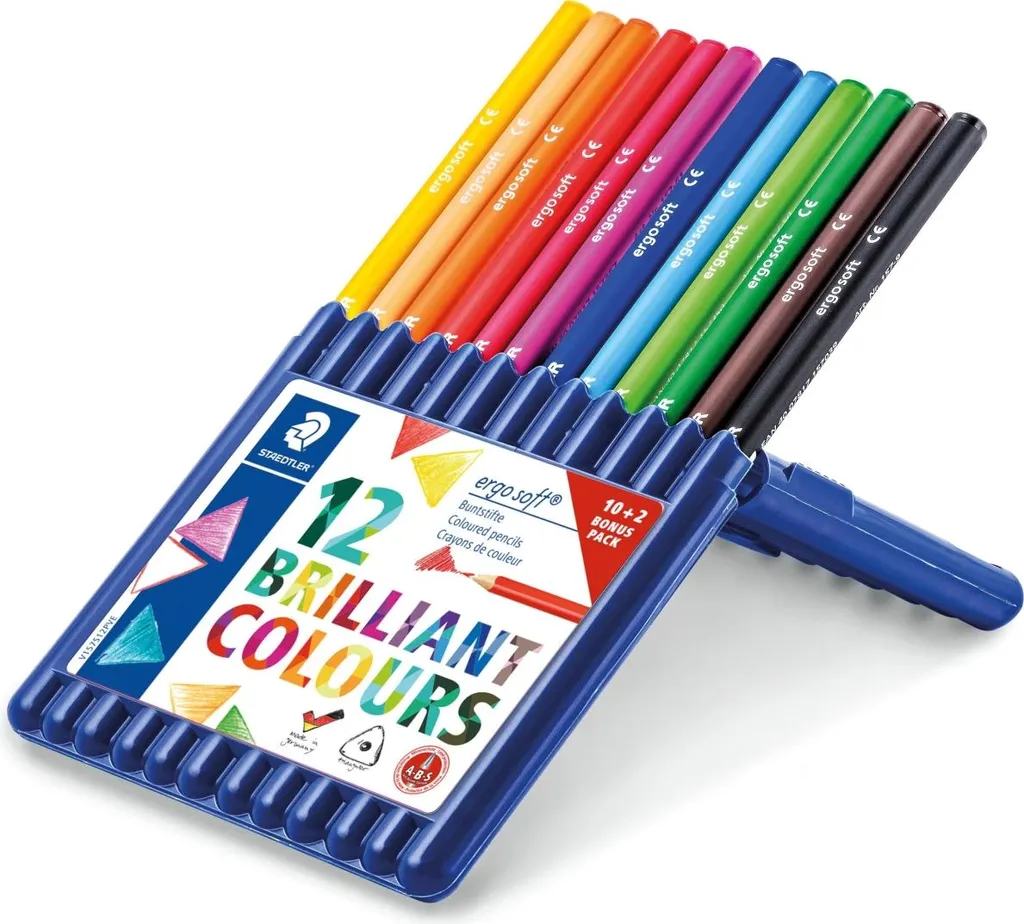 Set Matite STAEDTLER Ergosoft 10+2 - Matite Colorate Ergonomiche Premium