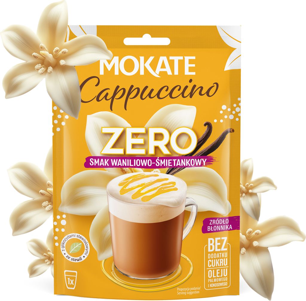 Kávový nápoj Mokate Cappuccino Vanilla Cream 20g Bez Obrázok produktu 