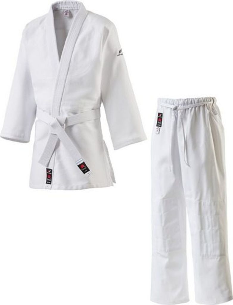 Sport 2000 Kampfsport Judo-Anzug für Erwachsene und Kinder. Material: 100% Baumwolle. Farbe: weiß.
Preis: ab 29,90