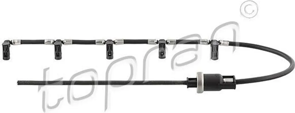 Tuyau de Fuite Carburant Renforcé TOPRAN 116 529 - Spécial VW Crafter