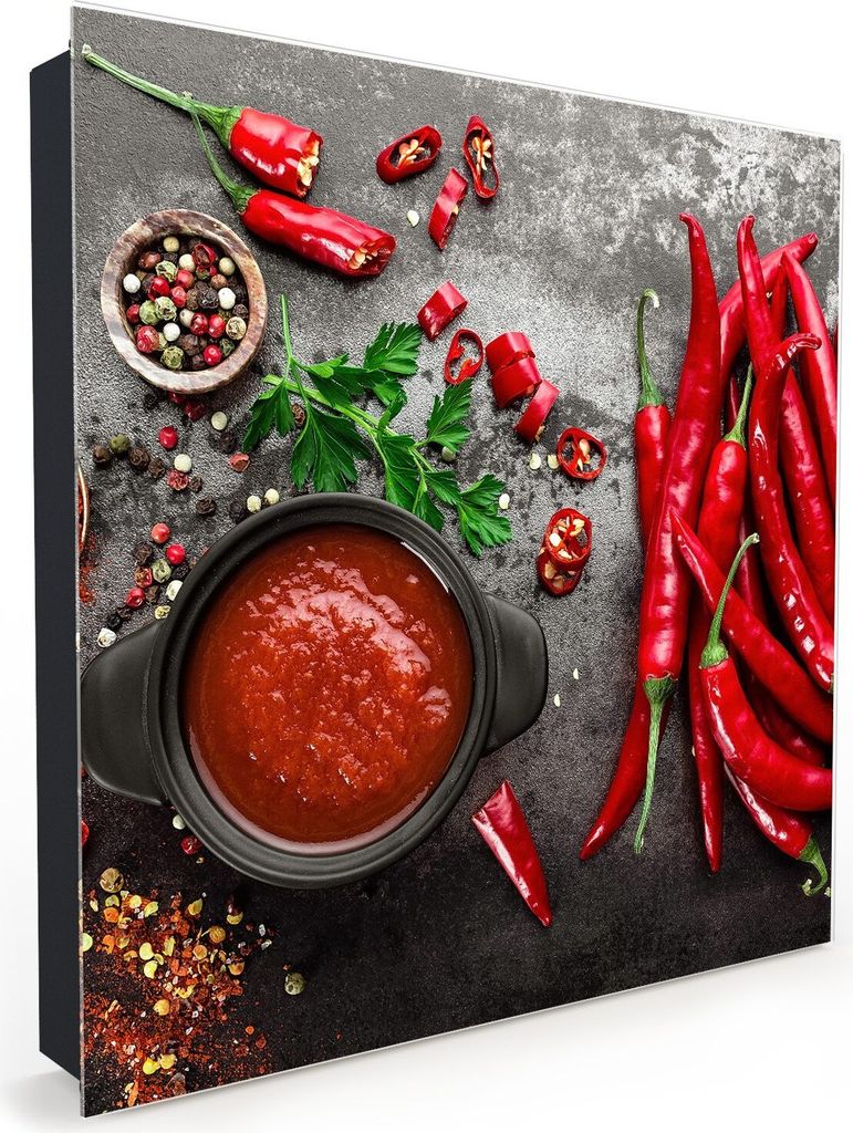 Nachbildung-Schlüsselkasten, Magnetpinnwand und Memoboard mit Glasfront Motiv Schoten und Pulver