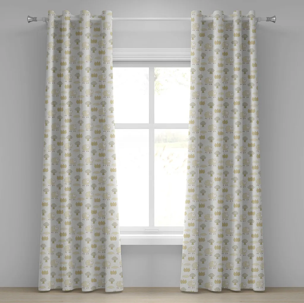 Set 2 Tende ABAKUHAUS Fattoria 280x225 - Decorazione Vetri Moderna