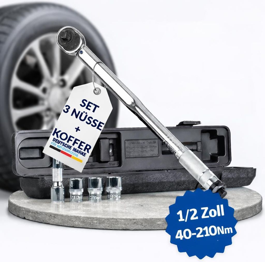 Drehmomentschlüssel 40 - 210 Nm
