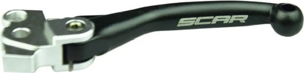 Levier d'embrayage Flex pliable noir en aluminium CNC pour guidon moto
