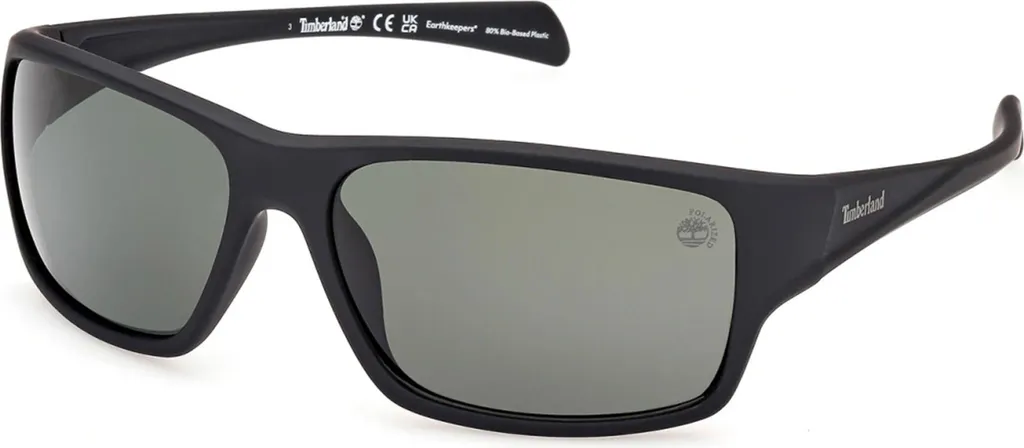 Lunettes de soleil anti-éblouissement Timberland TB00017 Noir Mat Homme