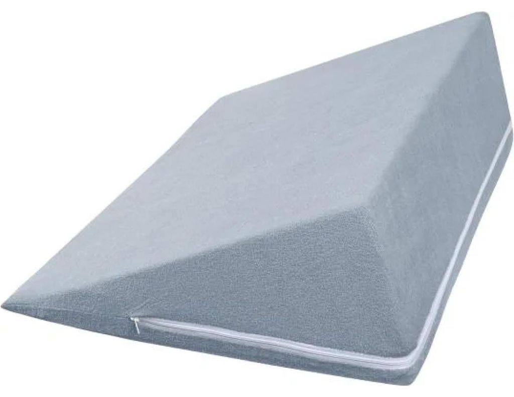 POVLAK per cuscino a forma di V - 80x50x20 cm - Grigio Immagine del prodotto 