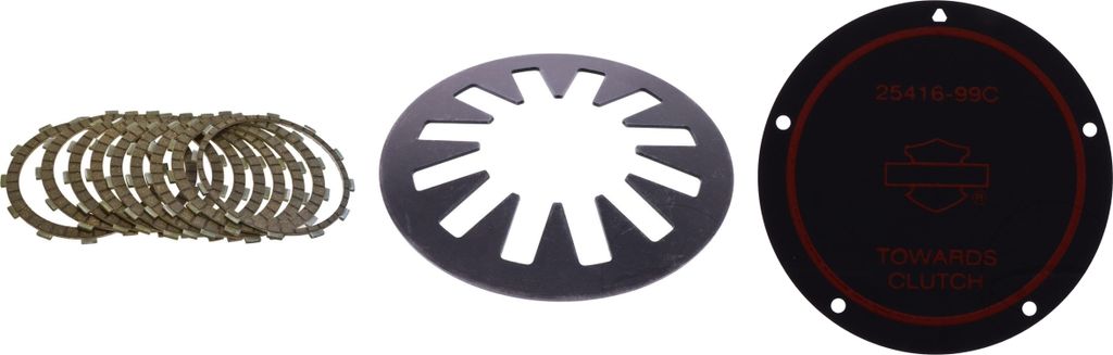 Kupplung Set für Harley Davidson FXDLI 1450 EFI Dyna Low Rider Baujahr 2004-2005 Kupplungslamellen Kupplungsfeder Kupplungsdeckeldichtung von pamo...