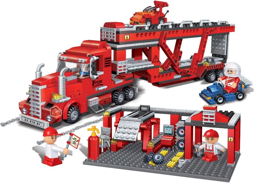 BanBao 8762 B - Transport LKW Klemmbausteine Set Produktbild 