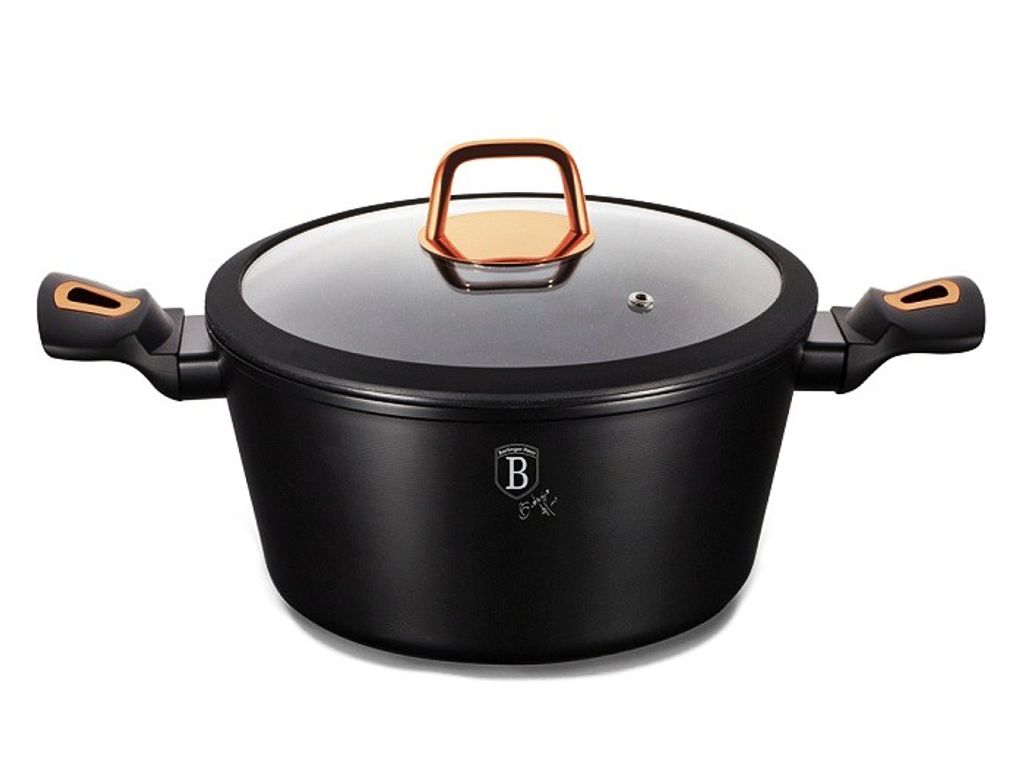 BERLINGERHAUS Kastról s mramorovým povrchom 28 cm Black Obrázok produktu 