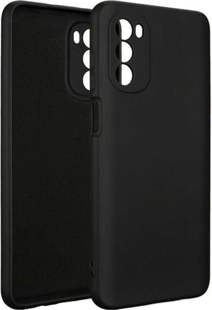 Beline Silikonhülle Motorola MOTO G52 schwarz/schwarz Schutzhülle