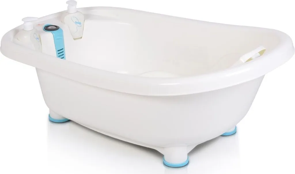 Accessoires de bain pour bébé Bubble bleu : kit complet de 4 pièces - 5