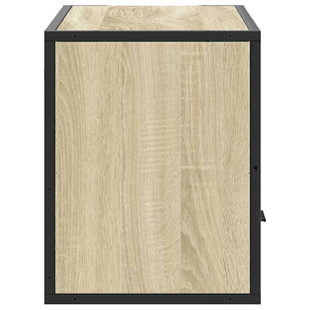 Maison Exclusive Mobile Porta TV Industriale Legno Metallo 80cm - 5