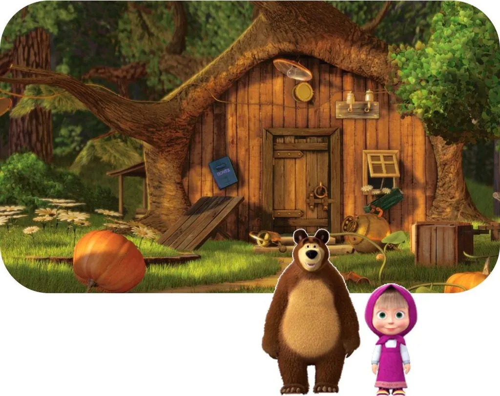 Set de Jeu Masha et l'Ours pour Développer l'Imagination des 3-6 Ans - 4