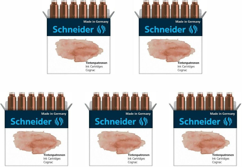 Schneider Standard-Tintenpatronen 5er-Set braun Produktbild 