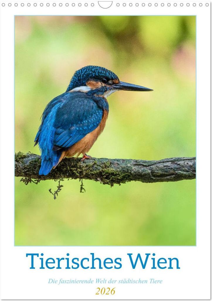 Tierisches Wien (Wandkalender 2026 DIN A3 hoch), CALVENDO Monatskalender