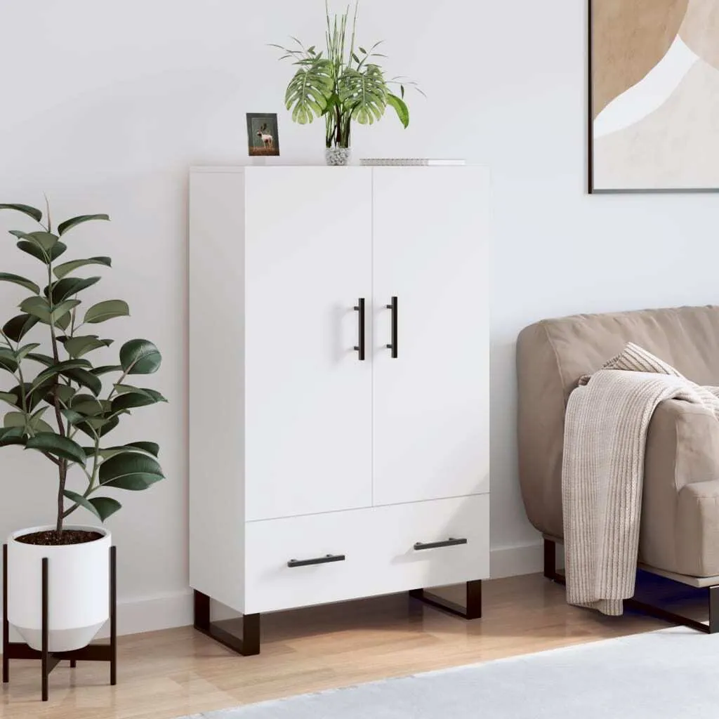 Credenza Alta Bianca Maison Exclusive 69,5x31x115 cm | Mobile Soggiorno