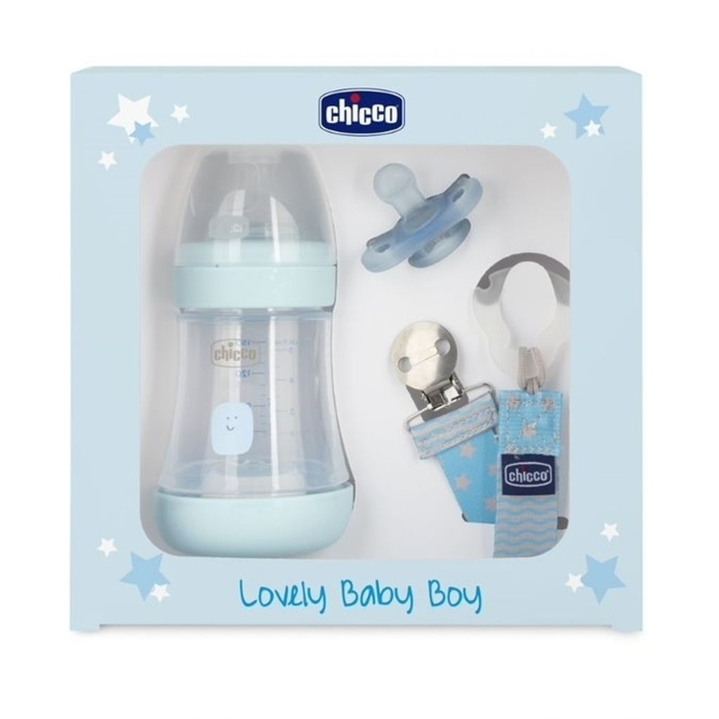 Chicco 3-tlg. Geschenkset PP-Flasche Perfect5 150 Produktbild 