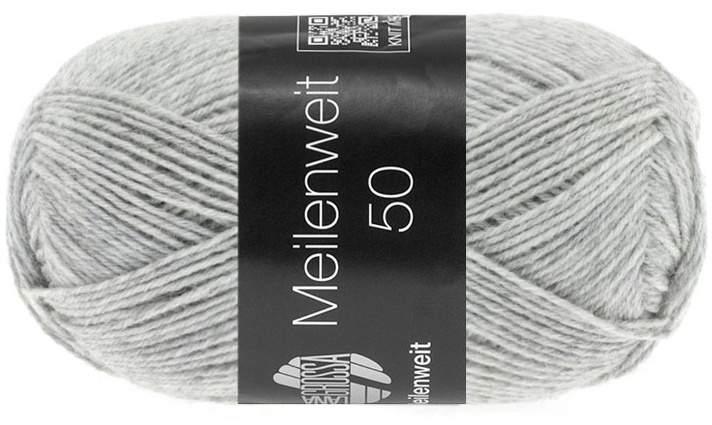 Lana Grossa MEILENWEIT 50 g UNI 4-fach Sockenwolle mit 80 % Produktbild 