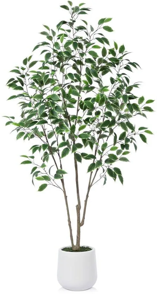Arbre artificiel intérieur Ficus de 1m80 pour bureau et grand séjour